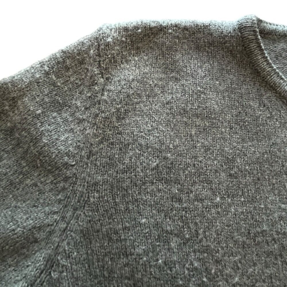 Castle of Ireland Womens Cardigan Sweater Merino Wool Angora Medium Vtg Flaws - Picture 16 of 16